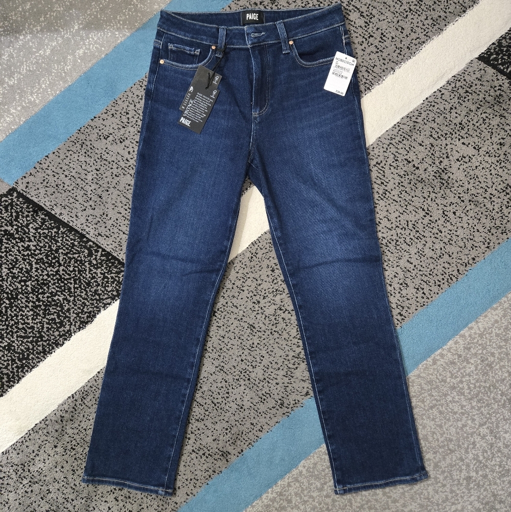 Paige Cindy High Rise Straight Ankle Jeans, 28, NWT - Picture 2 of 13